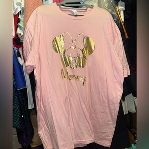 Mommy XXL Baby Pink Disney T
